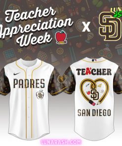 San Diego Padres Teacher Appreciation Week 2025 Special Baseball Jersey