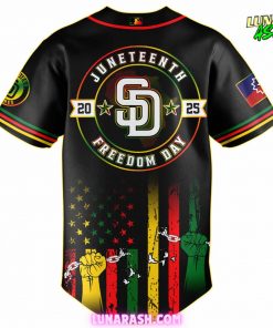 San Diego Padres x Juneteenth Day 2025 Special Baseball Jersey