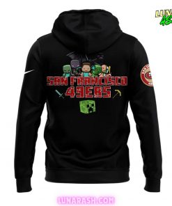 San Francisco 49ers 2025 NFL Minecraft Game Limited Edition Hoodie 3