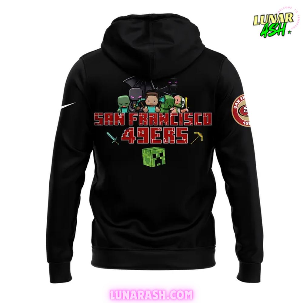San Francisco 49ers 2025 NFL Minecraft Game Limited Edition Hoodie San Francisco 49ers 2025 NFL Minecraft Game Limited Edition Hoodie