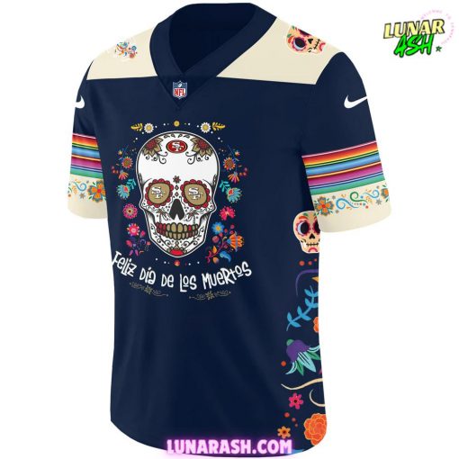 San Francisco 49ers Dia De Los Muertos 2024 Football Jersey