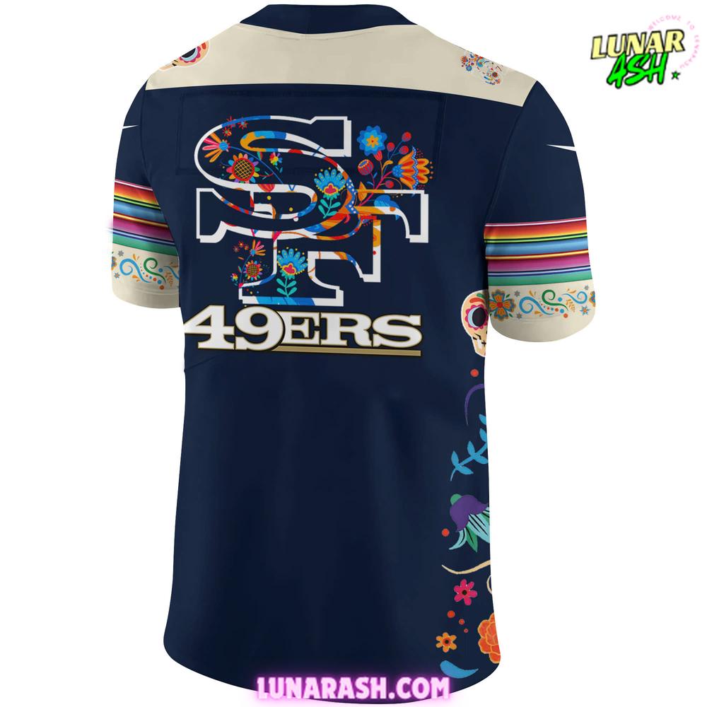 San Francisco 49ers Dia De Los Muertos 2024 Football Jersey San Francisco 49ers Dia De Los Muertos 2024 Football Jersey