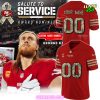 San Francisco 49ers Salute to Service George Kittle Special Football Jersey