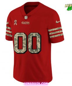 San Francisco 49ers Salute to Service George Kittle Special Football Jersey