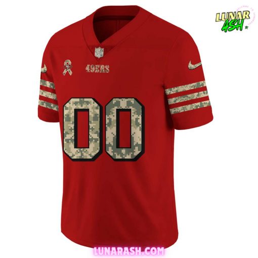 San Francisco 49ers Salute to Service George Kittle Special Football Jersey