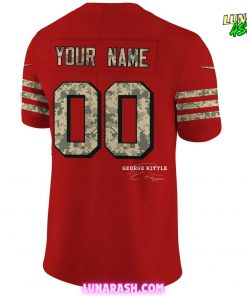 San Francisco 49ers Salute to Service George Kittle Special Football Jersey 3