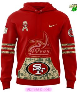 San Francisco 49ers Salute to Service George Kittle Special Hoodie