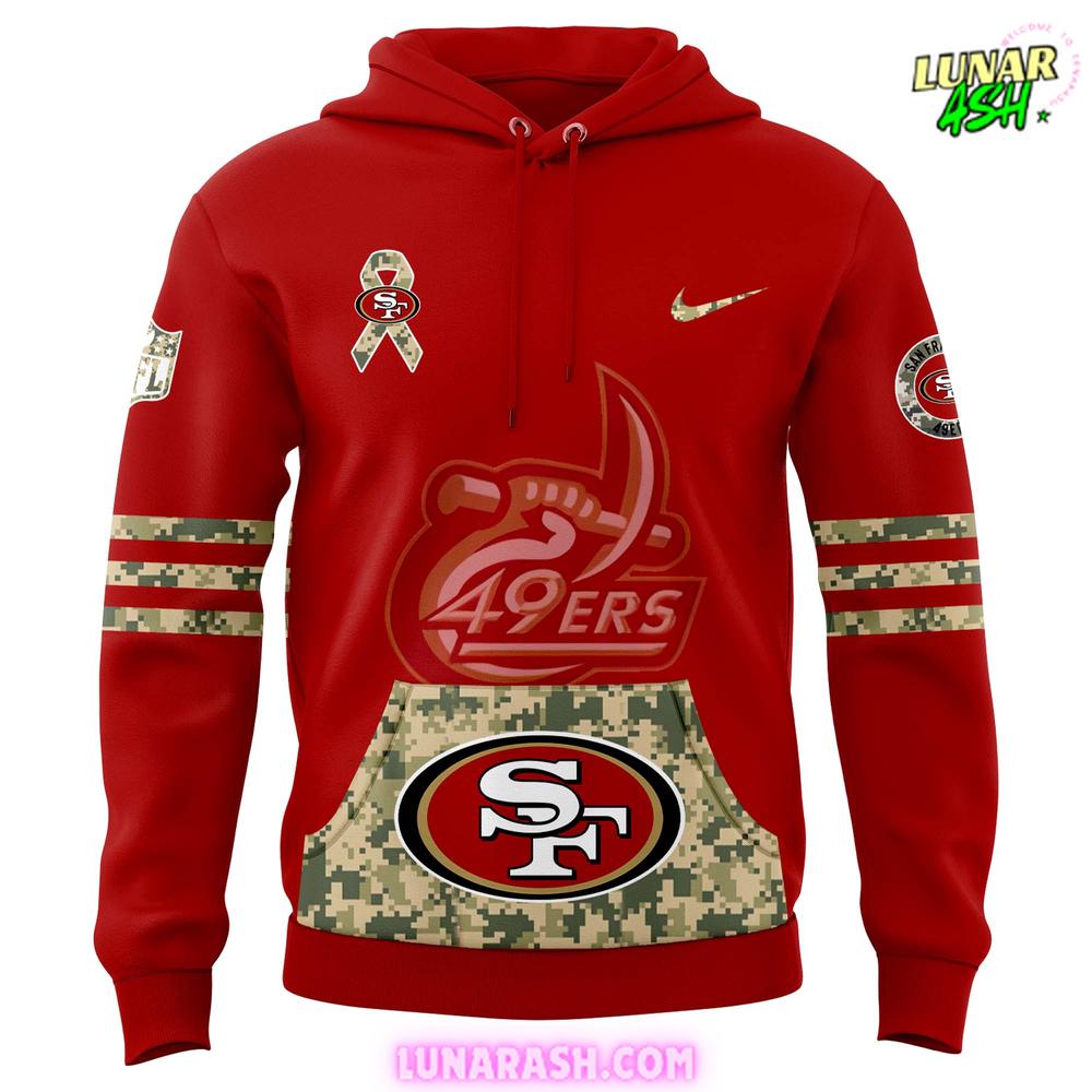 San Francisco 49ers Salute to Service George Kittle Special Hoodie San Francisco 49ers Salute to Service George Kittle Special Hoodie