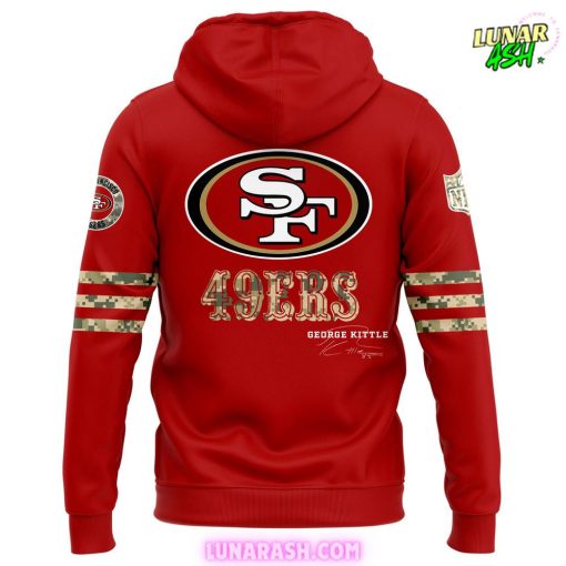 San Francisco 49ers Salute to Service George Kittle Special Hoodie