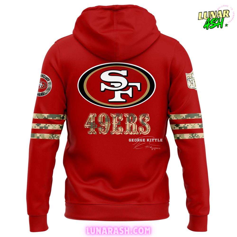 San Francisco 49ers Salute to Service George Kittle Special Hoodie San Francisco 49ers Salute to Service George Kittle Special Hoodie
