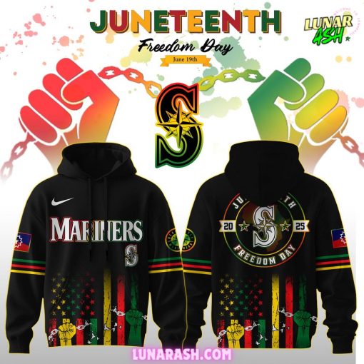 Seattle Mariners Juneteenth Day 2025 Special Hoodie