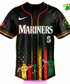 Seattle Mariners Juneteenth Freedom Day 2025 Commemorative Baseball Jersey 2