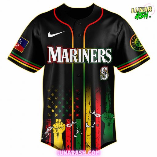 Seattle Mariners Juneteenth Freedom Day 2025 Commemorative Baseball Jersey
