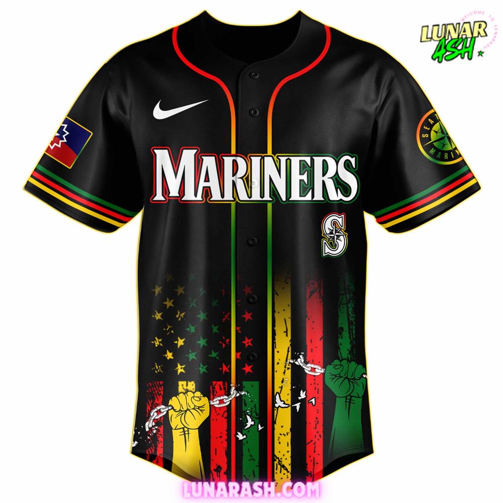 Seattle Mariners Juneteenth Freedom Day 2025 Commemorative Baseball Jersey Seattle Mariners Juneteenth Freedom Day 2025 Commemorative Baseball Jersey