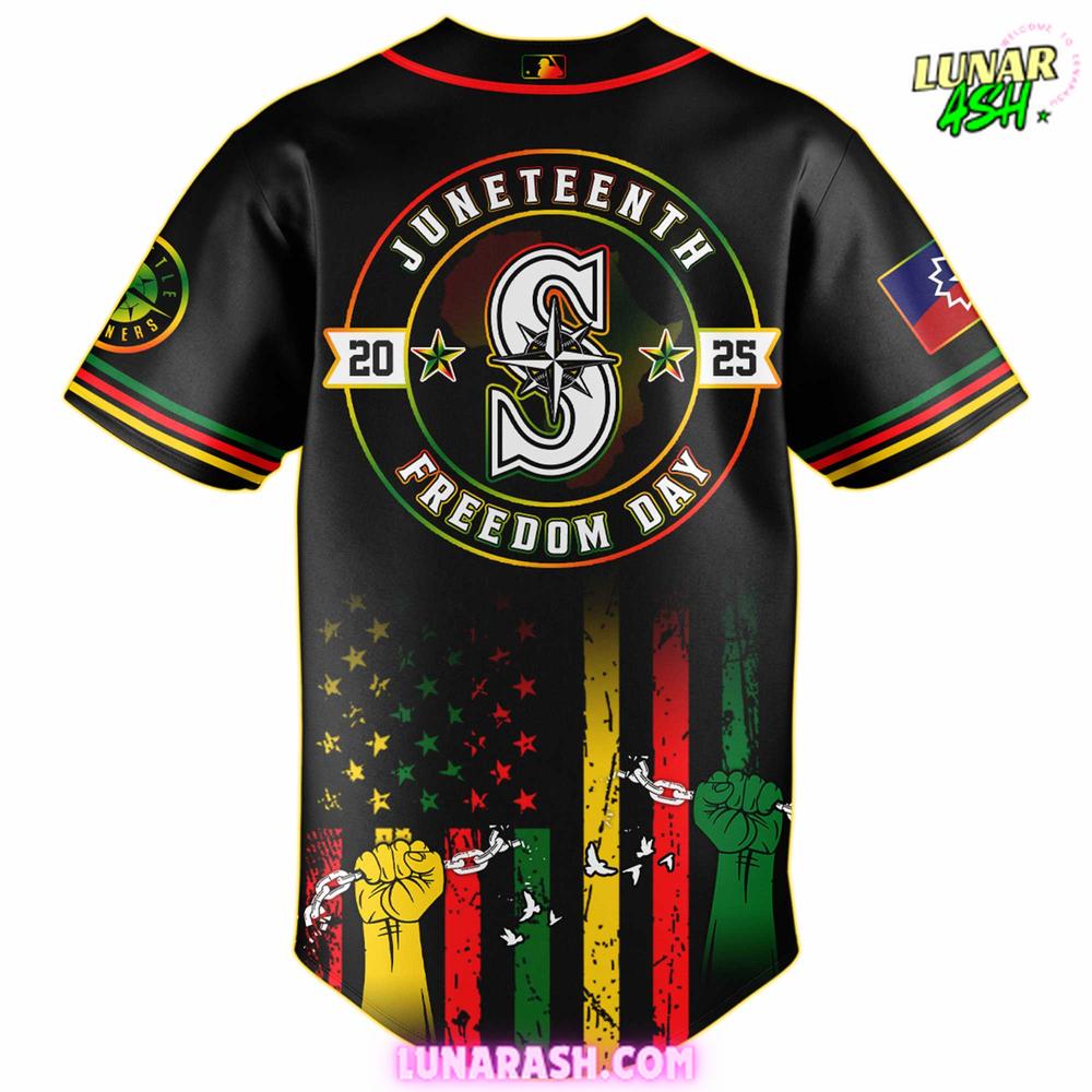 Seattle Mariners Juneteenth Freedom Day 2025 Commemorative Baseball Jersey Seattle Mariners Juneteenth Freedom Day 2025 Commemorative Baseball Jersey