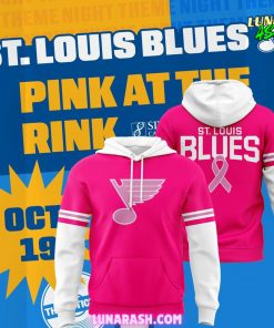 St. Louis Blues Pink At The Rink 2024 Hoodie