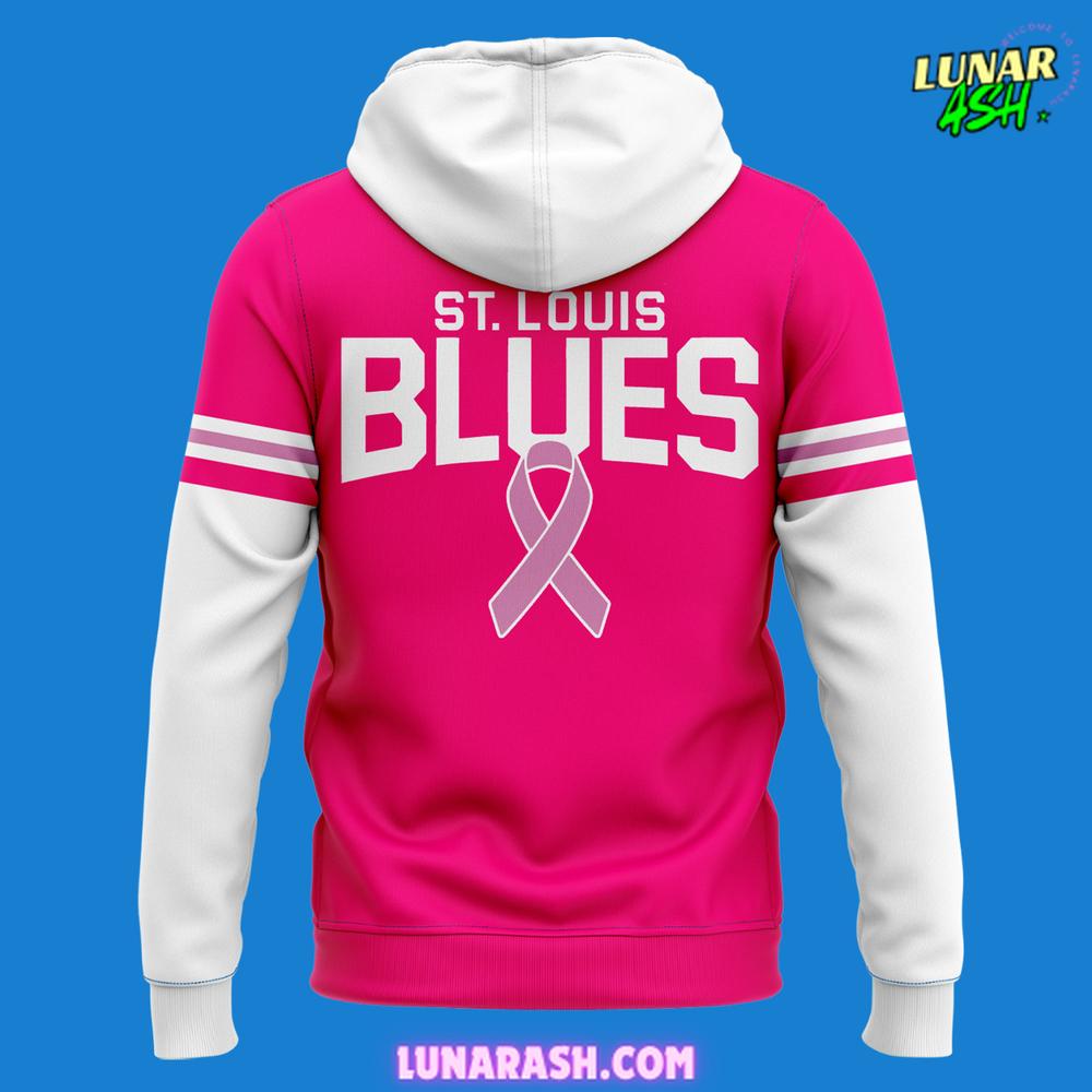 St. Louis Blues Pink At The Rink 2024 Hoodie St. Louis Blues Pink At The Rink 2024 Hoodie