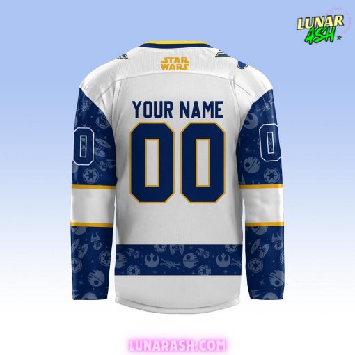 St. Louis Blues x Star Wars Night 2024 Custom Hockey Jersey