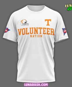 Tennessee Volunteers Nation Damn Right 2024 White T Shirt 3