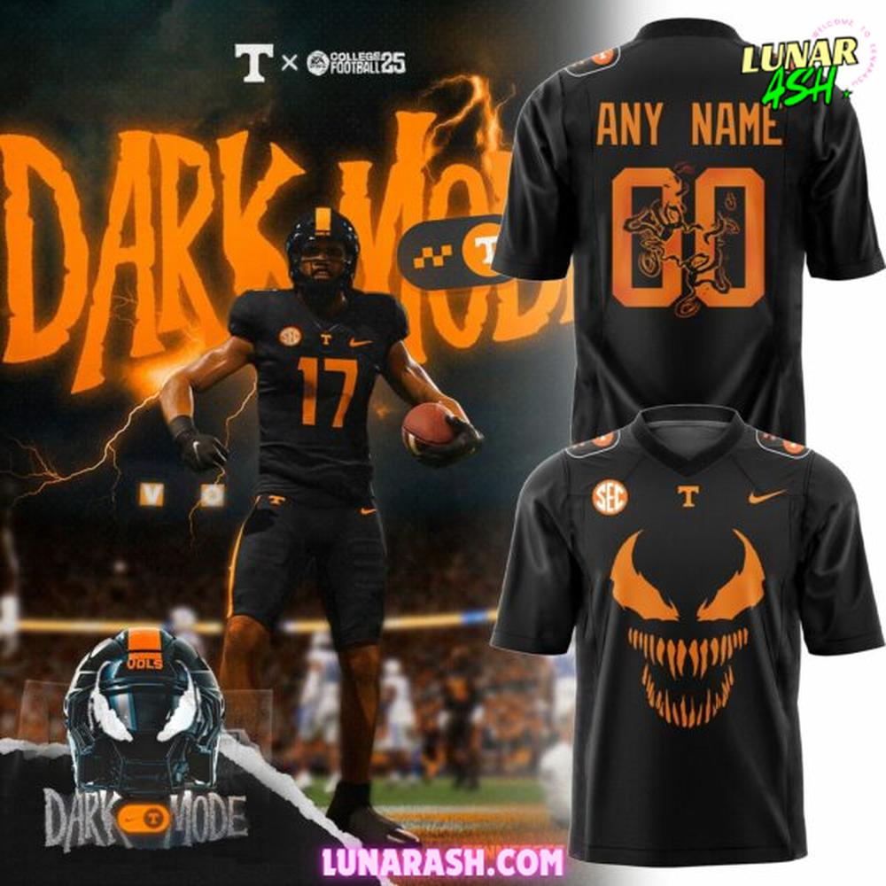 Tennessee Volunteers Venom Dark Mode 2024 Football Jersey Tennessee Volunteers Venom Dark Mode 2024 Football Jersey