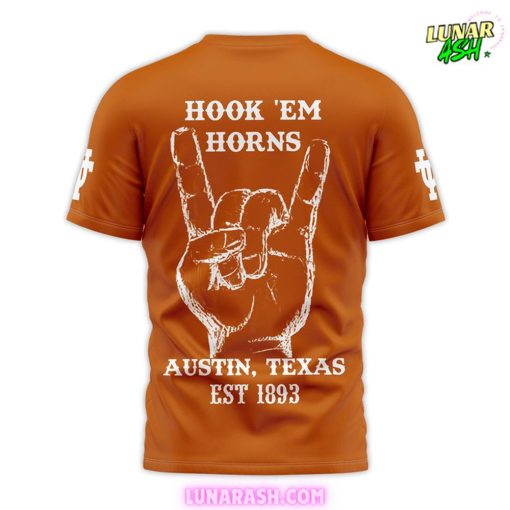 Texas Longhorns Hook ‘Em Horns Football T-Shirt
