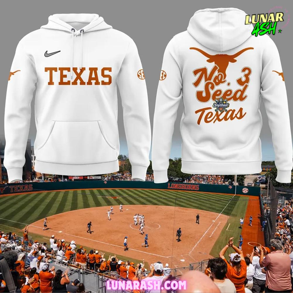 Texas Longhorns No. 3 Seed Softball Pride Limited Hoodie Texas Longhorns No. 3 Seed Softball Pride Limited Hoodie