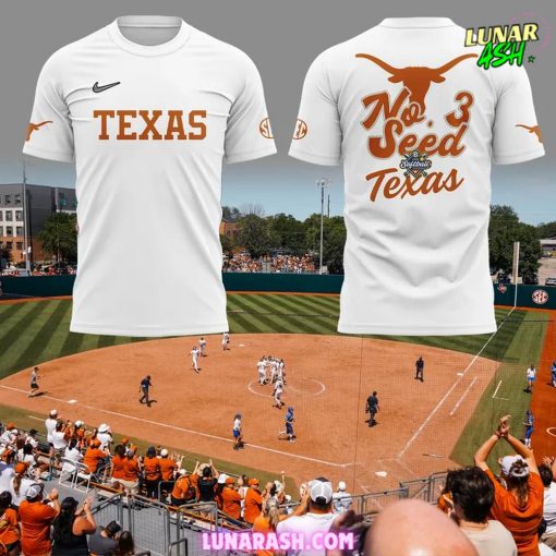 Texas Longhorns No. 3 Seed Softball Pride Limited T-Shirt