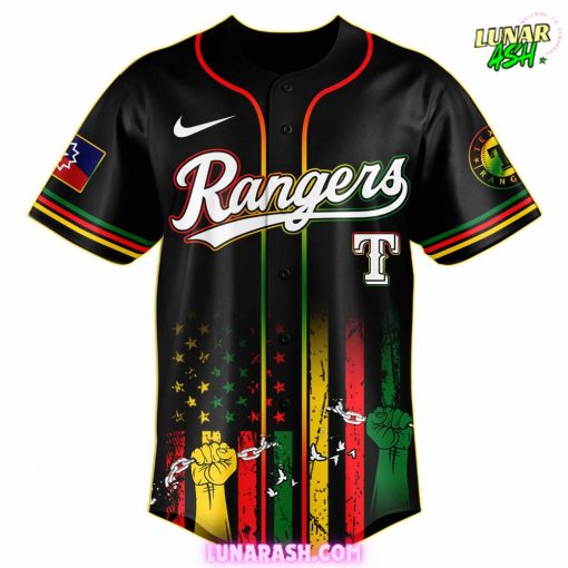 Texas Rangers Juneteenth Freedom Day 2025 Commemorative Baseball Jersey
