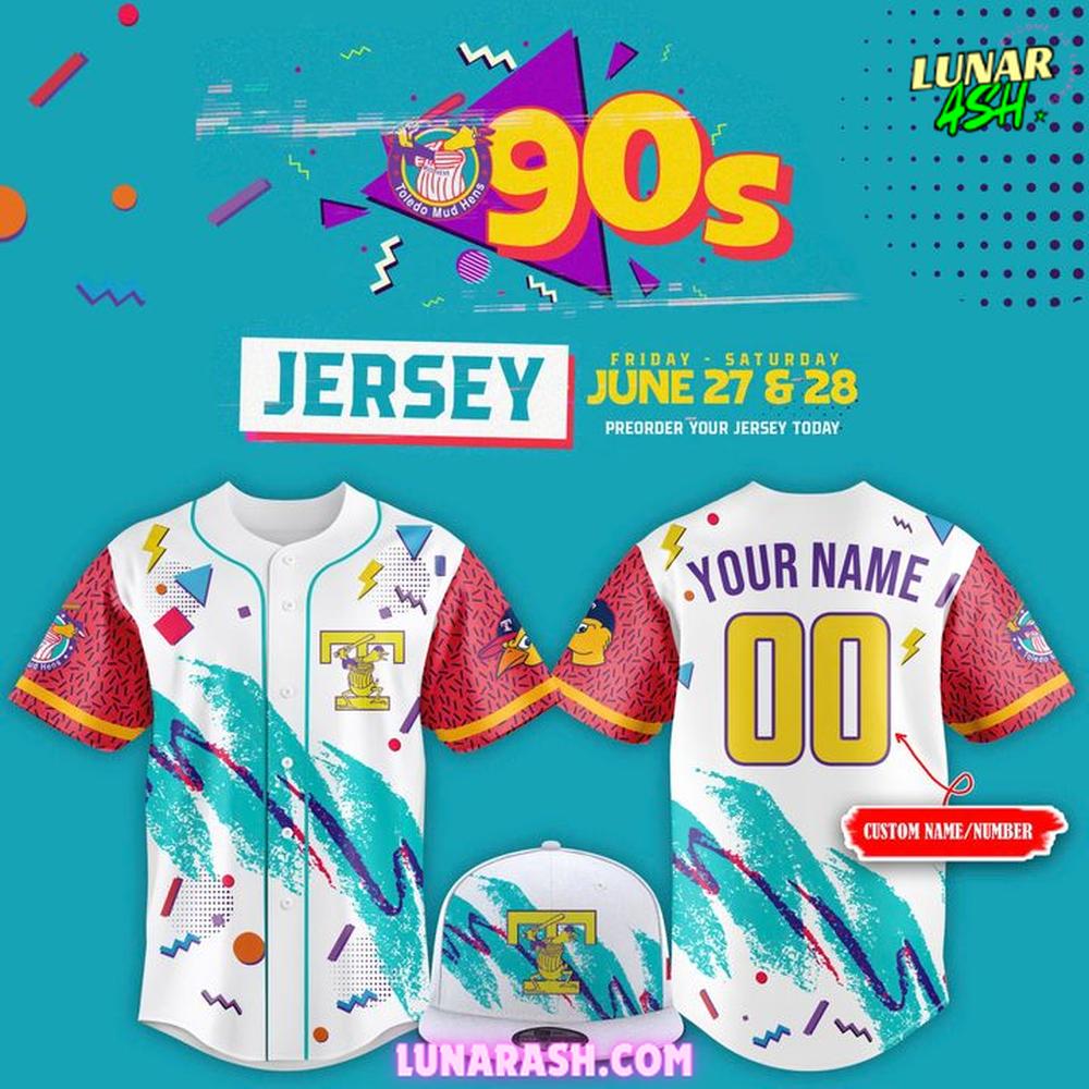 Toledo Mud Hens 90s Retro Edition Baseball Jersey Toledo Mud Hens 90s Retro Edition Baseball Jersey