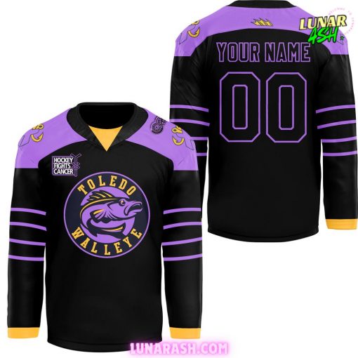Toledo Walleye x Hockey Fights Cancer Night 2024 Hockey Jersey