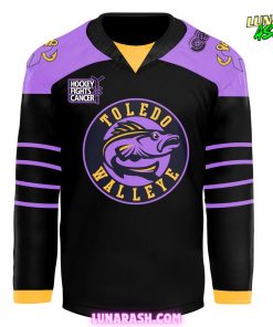 Toledo Walleye x Hockey Fight Cancer Night 2024 Hockey Jersey 3