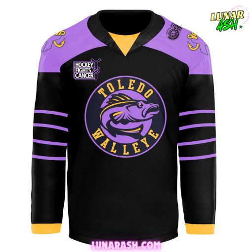 Toledo Walleye x Hockey Fights Cancer Night 2024 Hockey Jersey