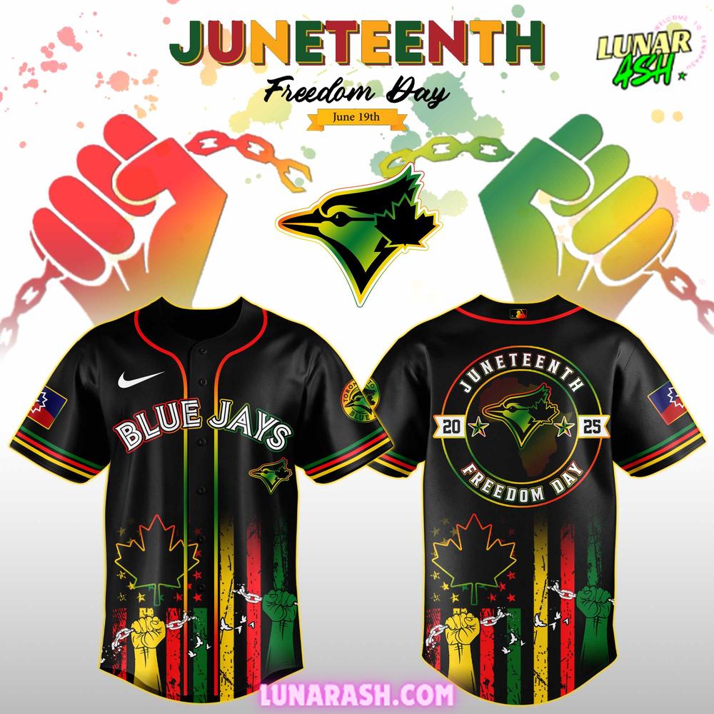 Toronto Blue Jays Juneteenth Day 2025 Special Jersey Toronto Blue Jays Juneteenth Day 2025 Special Jersey