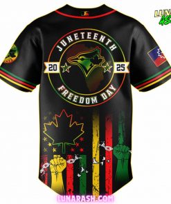 Toronto Blue Jays Juneteenth Day 2025 Special Jersey 3