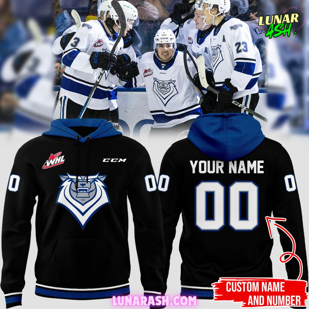 Victoria Royals Custom 2024 Black Hoodie Victoria Royals Custom 2024 Black Hoodie