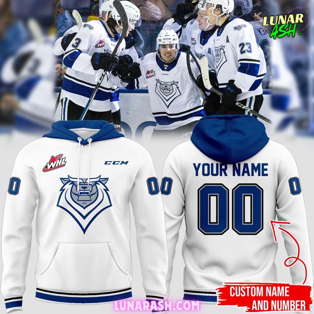 Victoria Royals Custom 2024 White Hoodie Victoria Royals Custom 2024 White Hoodie