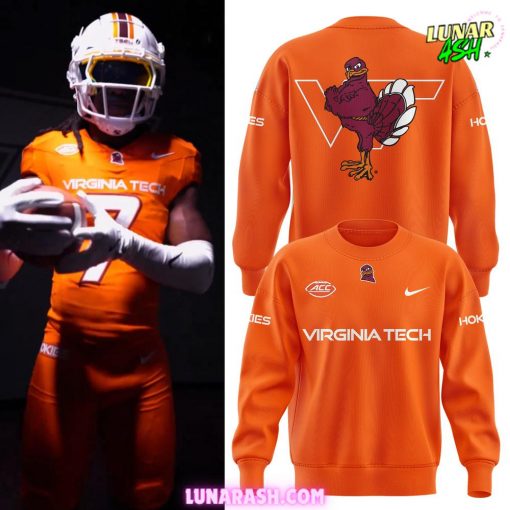 Virginia Tech Hokies Football 2024 Orange Sweatshirt