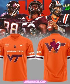 Virginia Tech Hokies New Uniform 2024–25 Orange Football Jersey