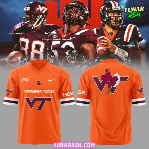 Virginia Tech Hokies New Uniform 2024–25 Orange Football Jersey