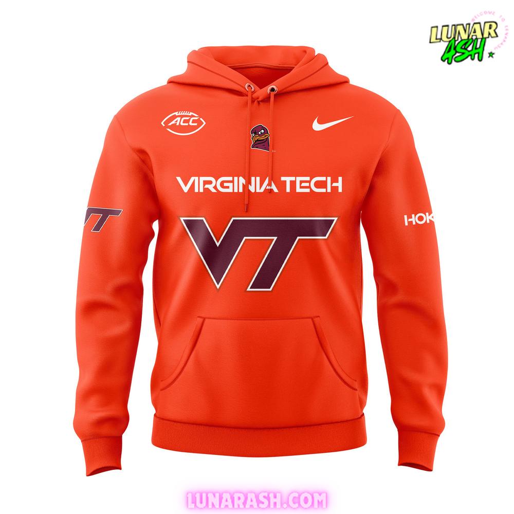 Virginia Tech Hokies New Uniform 2024-25 Orange Hoodie Virginia Tech Hokies New Uniform 2024-25 Orange Hoodie