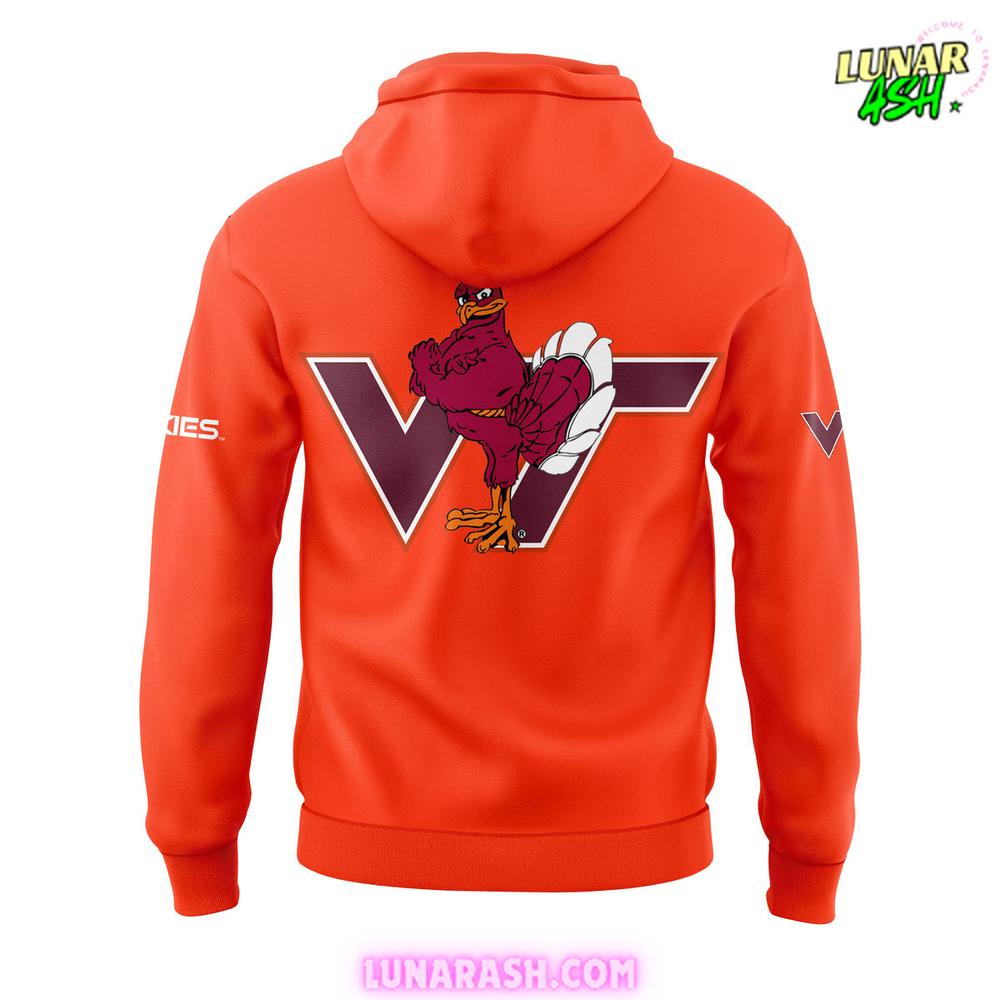 Virginia Tech Hokies New Uniform 2024-25 Orange Hoodie Virginia Tech Hokies New Uniform 2024-25 Orange Hoodie
