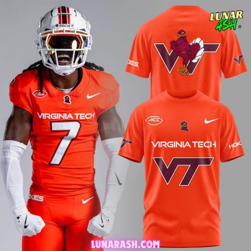 Virginia Tech Hokies New Uniform 2024-25 Orange T-Shirt