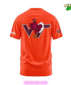 Virginia Tech Hokies New Uniform 2024 25 Orange T Shirt 3
