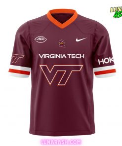 Virginia Tech Hokies New Uniform 2024 25 Red Football Jersey 2