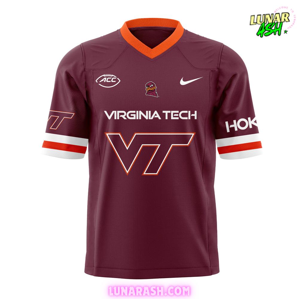 Virginia Tech Hokies New Uniform 2024–25 Red Football Jersey Virginia Tech Hokies New Uniform 2024–25 Red Football Jersey
