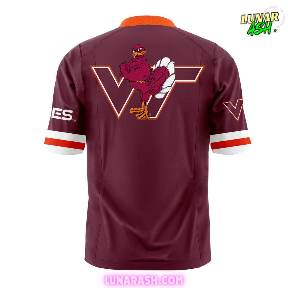 Virginia Tech Hokies New Uniform 2024–25 Red Football Jersey Virginia Tech Hokies New Uniform 2024–25 Red Football Jersey