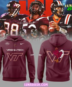 Virginia Tech Hokies New Uniform 2024-25 Red Hoodie