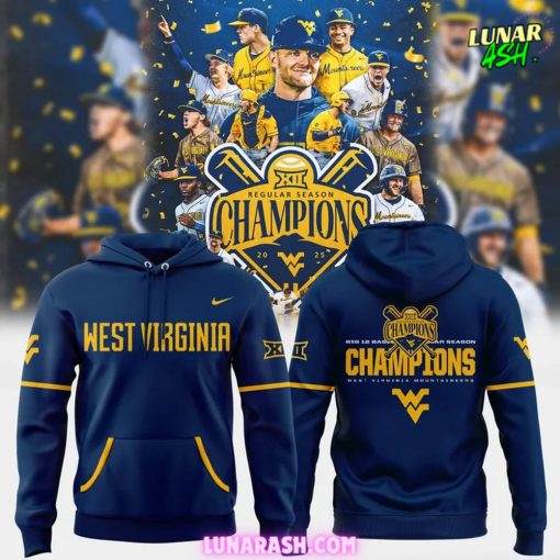 West Virginia Mountaineers 2025 Regular Season Champions Limited Edition Hoodie