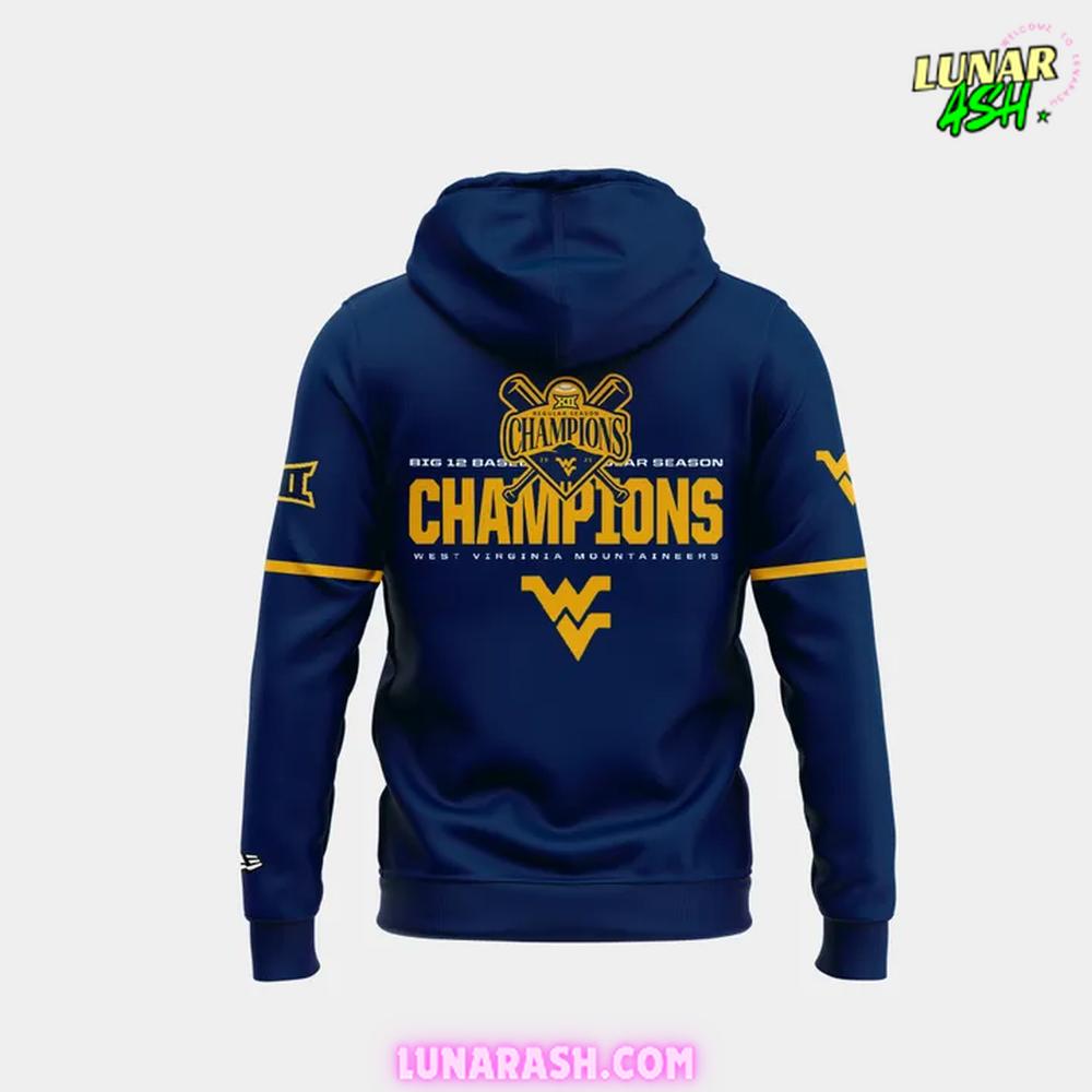 West Virginia Mountaineers 2025 Regular Season Champions Limited Edition Hoodie West Virginia Mountaineers 2025 Regular Season Champions Limited Edition Hoodie