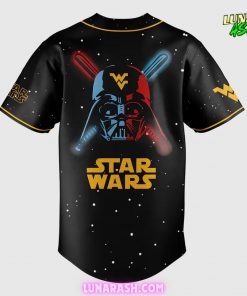 West Virginia Mountaineers 2025 x Star War Special Edition Baseball Jersey 3